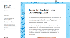 Desktop Screenshot of leakygutsyndrom.de