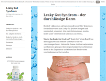 Tablet Screenshot of leakygutsyndrom.de